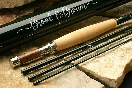 black bear fly fishing fiberglass pack rod Brook and Brown Superba Fly Rod – Dette Flies