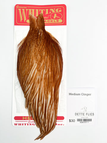 Medium Ginger - Whiting Line Hen Cape