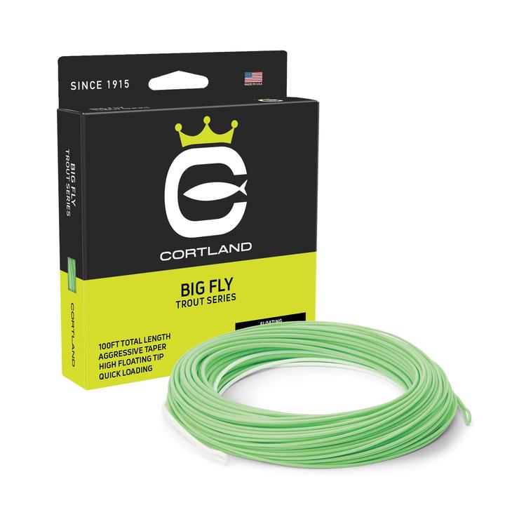 Cortland Big Fly Trout Fly Line - White/Light Green - WF10F