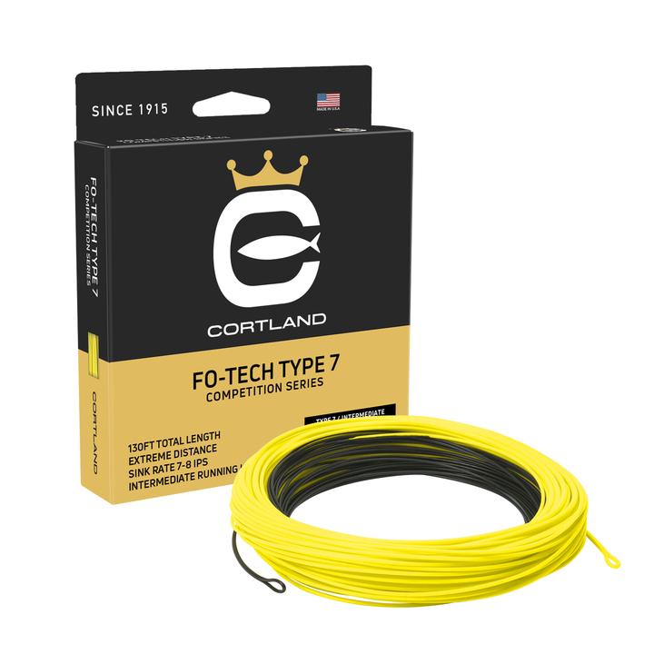 Cortland Competition FO-Tech Type 3 Fly Line - Brown/Yellow - WF5/6S/I