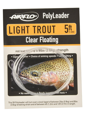 Airflo Polyleaders  - Light Trout