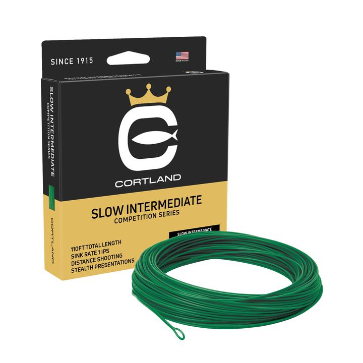 Cortland Competition Slow Intermediate Fly Line - Green - WF7/8SI
