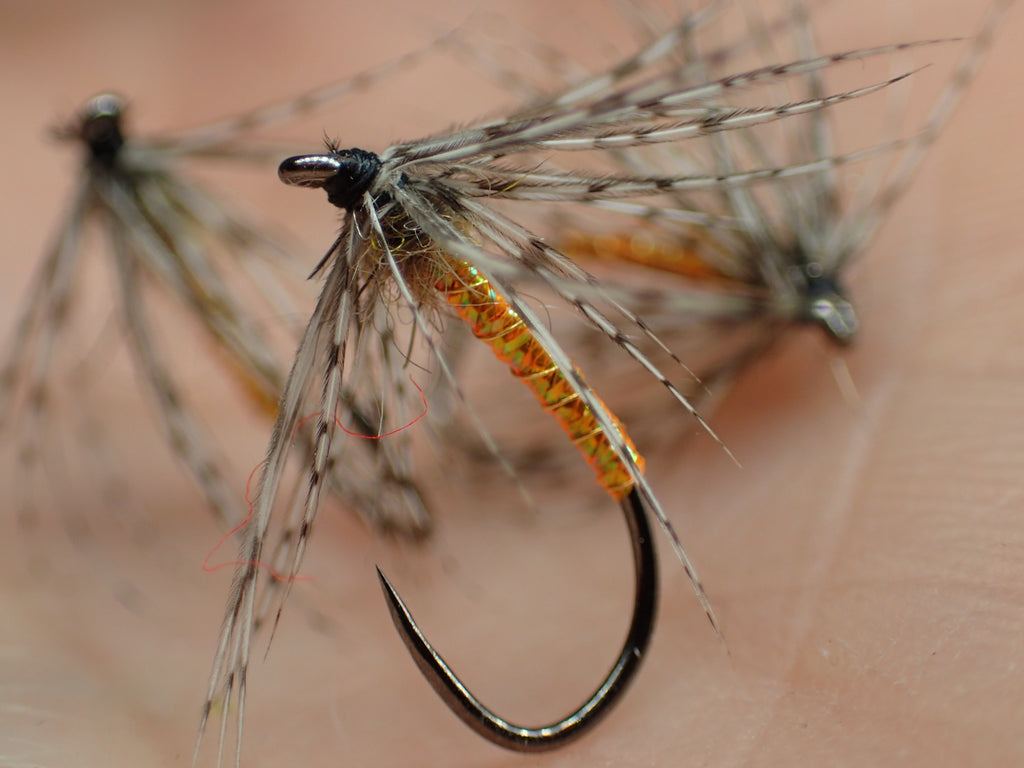 Partridge and Orange Flat Braid by Nicole March