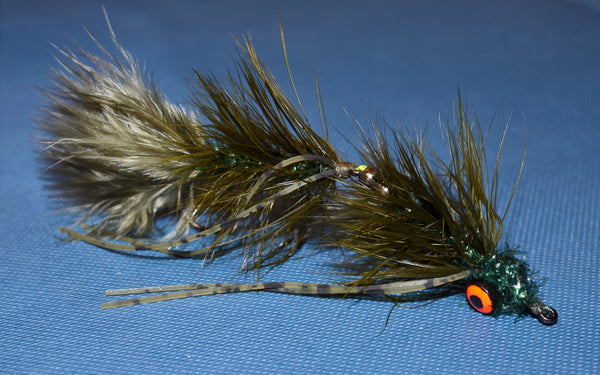 Palmered Circus Peanut Articulated Streamer