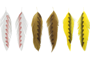 Galloup's Fish Feathers - Shark Fin