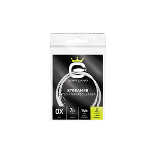 Cortland Streamer Nylon Tapered Leaders