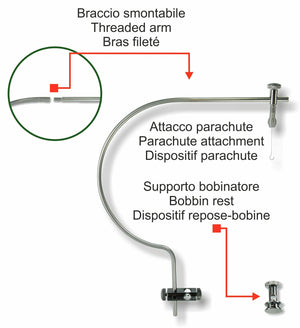 Stonfo Elite Parachute & U Shaped Bobbin Rest