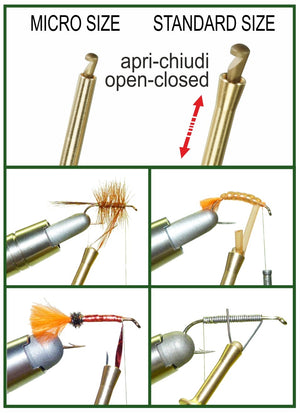 Stonfo Micro Pinza Elite Hackle Plier