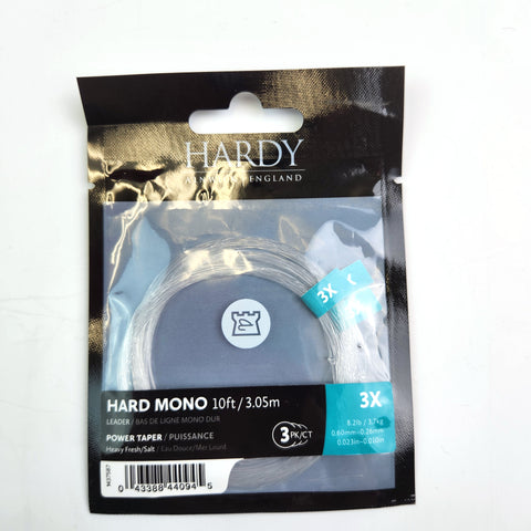 Hardy Leaders Hard Mono Power Taper Salt - 10ft 3X 8.2lb