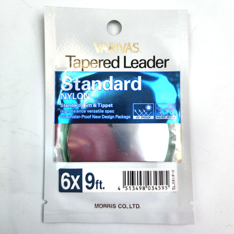 Varivas Standard Tapered Nylon Leader - 9ft 6X