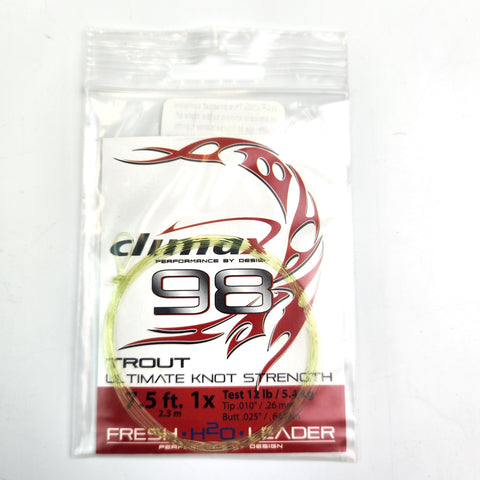 Climax 98 Trout Leader - 7.5ft 1X 12lb