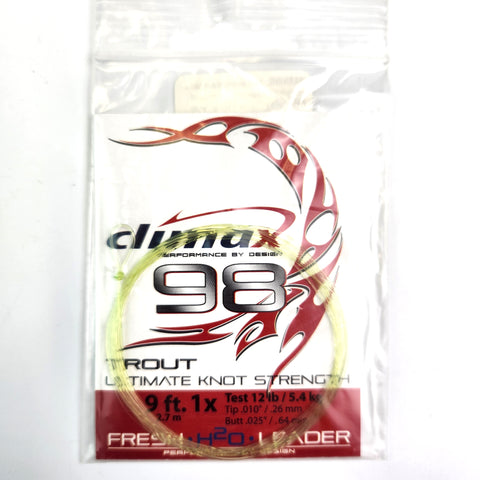 Climax 98 Trout Leader - 9ft 1X 12lb