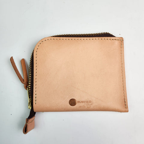 Rustico Leader / Tip Leather Wallet - Natural