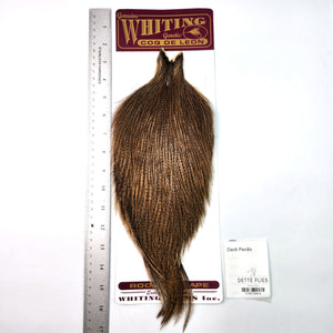 Dark Pardo - Whiting Coq de Leon Rooster Cape