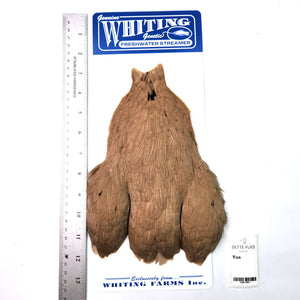 Tan - Whiting Freshwater Streamer Hen Cape (#1)