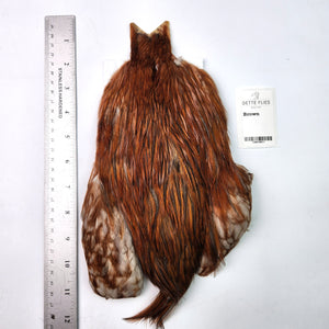 Brown - Whiting 4B Rooster Cape (#1)