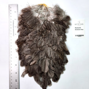 Natural Medium Dun - Whiting 4B Hen Saddle (#1)