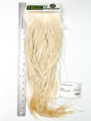 Pale Watery Dun - Whiting Hebert Rooster Saddle | Silver Grade (#2)