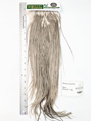 Medium Gray Dun - Whiting Hebert Rooster Saddle | Silver Grade (#3)