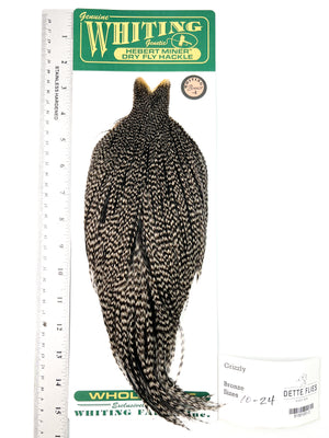 Grizzly - Whiting Hebert Rooster Cape | Bronze Grade (#3)