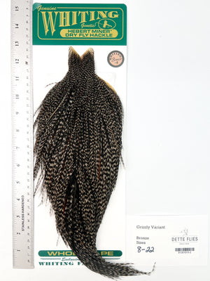 Grizzly Variant - Whiting Hebert Rooster Cape | Bronze Grade