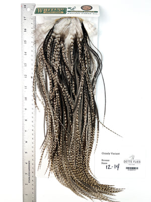 Grizzly Variant - Whiting Hebert Rooster Saddle | Bronze Grade