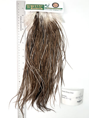 Dark Gray Dun - Whiting Hebert Rooster Saddle | Bronze Grade (#4)