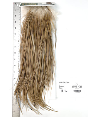 Light Tan Dun - Whiting Hebert Rooster Saddle | Bronze Grade