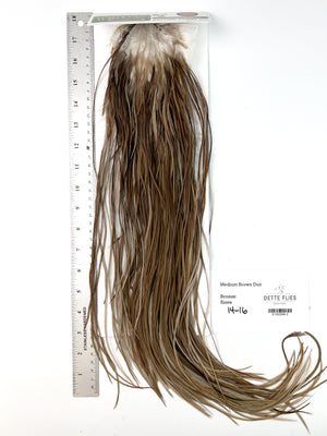 Medium Brown Dun - Whiting Hebert Rooster Saddle | Bronze Grade