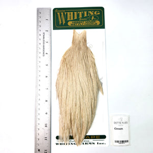 Cream - Whiting Hebert Hen Cape (#4)