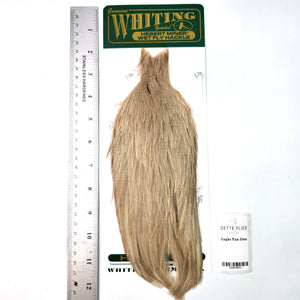 Light Tan Dun - Whiting Hebert Hen Cape (#4)