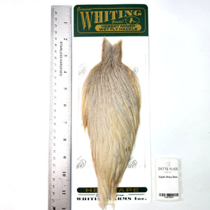 Light Gray Dun - Whiting Hebert Hen Cape (#5)