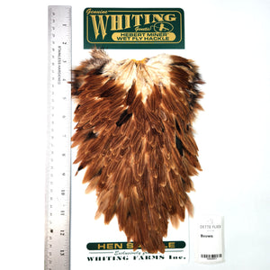 Brown - Whiting Hebert Hen Saddle (#4)