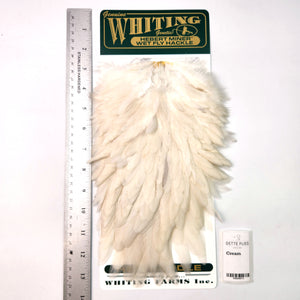 Cream - Whiting Hebert Hen Saddle (#5)