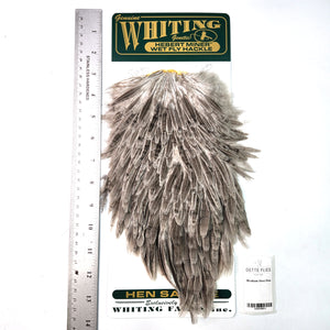 Medium Gray Dun - Whiting Hebert Hen Saddle (#4)