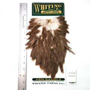 Brown Gray Dun - Whiting Hebert Hen Saddle (#4)
