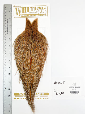 Variant - Whiting Heritage Hackle Rooster Cape  - Grade 2