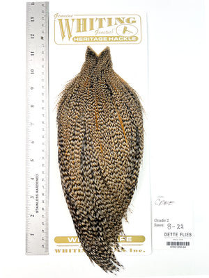 Cree - Whiting Heritage Hackle Rooster Cape - Grade 2 (#64)