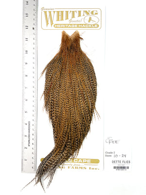 Cree - Whiting Heritage Hackle Rooster Cape - Grade 2 (#72)