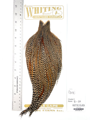 Cree - Whiting Heritage Hackle Rooster Cape - Grade 2 (#79)