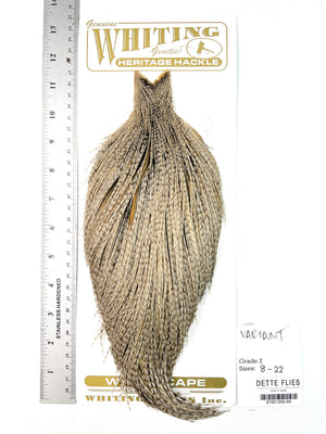 Variant - Whiting Heritage Hackle Rooster Cape - Grade 2 (#89)
