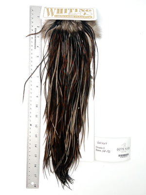 Variant - Whiting Heritage Hackle Rooster Saddle - Grade 2 (#25)