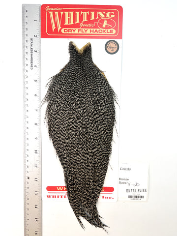 Grizzly - Whiting Line Rooster Cape - Bronze Grade (#4)