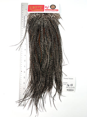 Grizzly Variant - Whiting Line Rooster Saddle - Bronze Grade (#13)