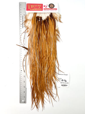 Medium Ginger - Whiting Line Rooster Saddle - Bronze Grade (#2)