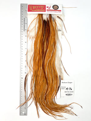 Medium Ginger - Whiting Line Rooster Saddle - Bronze Grade (#3)