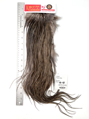 dyed Dark Dun - Whiting Line Rooster Saddle - Bronze Grade (#4)