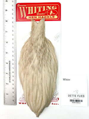 White - Whiting Line Hen Cape