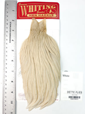 White - Whiting Line Hen Cape (#3)