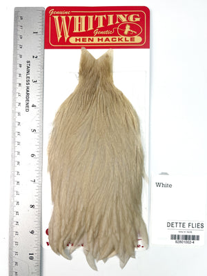 White - Whiting Line Hen Cape (#4)